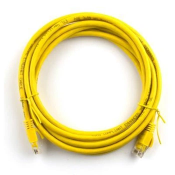 Патч-корд 1.5м, RJ-45, Cat.5e, CU, мідь, жовтий Ritar