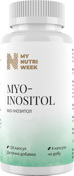 Міо-Інозитол MyNutriWeek 120 капсул по 500 мг My Nutri Week (6427-50155)