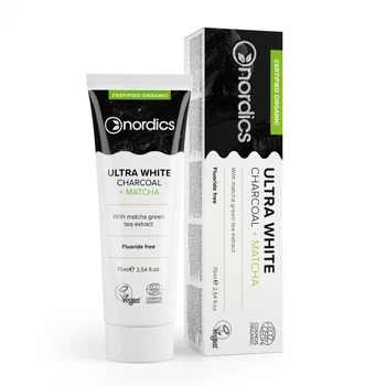 Зубна паста відбілююча органична Nordics Cosmos Organic Ultra White 75 ml (4239-49076)