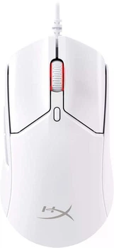 Игровая мышь HyperX Pulsefire Haste 2 проводная 26000 DPI 8000Hz ультралёгкая киберспортивная USB Белая