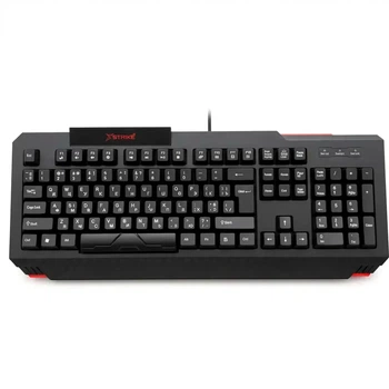 Ігрова механічна клавіатура XSTRIKE XS-1022 з RGB підсвічуванням 105 клавіш USB чорний пластик