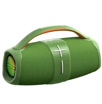 Портативна Bluetooth колонка 20 Вт із USB AUX зелена Hopestar H60 для активного відпочинку