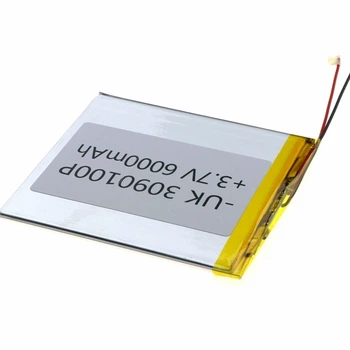 Внутренний аккумулятор 6000mAh 3.7V размер 105x90x3.5mm универсальный для портативной электроники
