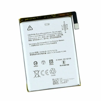 Аккумулятор Li-pol 2915 мАч 3,85 В для Google Pixel 3 модель G013A-B класс AAAA