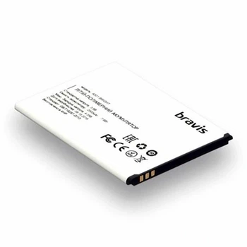 Аккумулятор Li-pol 3,8V 2000mAh для Bravis A501 Bright толщина 4,5мм ширина 55мм высота 76,5мм