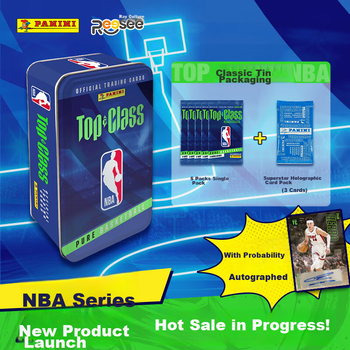 Набор карточек PANINI NBA Basketball Topclass 2024 в металлической коробке
