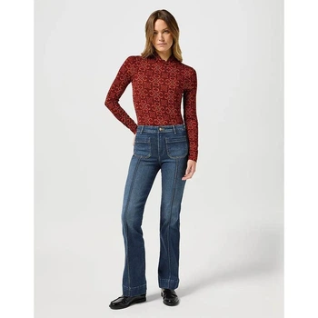 Джинси Wrangler 112356402 синій W32L34