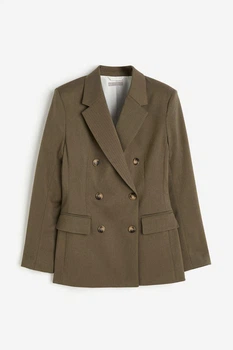 Жакет H&M 1215796П хакі 40