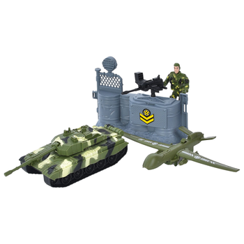 Набір військової техніки 3 шт. + солдат HW-M133A5-6