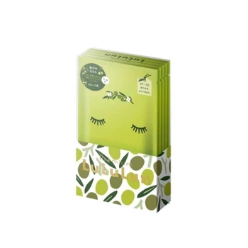 Маска для обличчя Lululun Face Mask Shodoshima Olive Поживна з екстрактом оливкового листя 1 шт. х 5 уп (4582305065282)