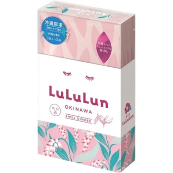 Маска для лица Lululun Premium Face Mask Okinawa Shell Ginger Успокаивающая с экстрактом имбиря 1 шт х 5 уп (4582305069518)