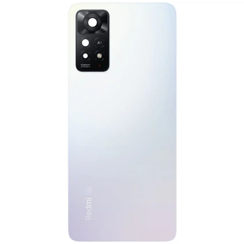 Задняя крышка для Xiaomi Redmi Note 11 Pro 5G белая, Polar White, PRC + стекло камеры