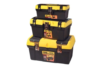 Комплект ящиків Mastertool 12.5" 16" 19" (3 шт.) Жовті (79-2001)