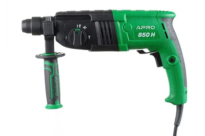 Перфоратор прямий Apro 850H, 850 Вт, 2,8 Дж, SDS-plus, 4850 уд/хв