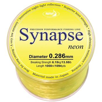 Леска Katran Synapse Neon 1000m (neon-yellow) 0.286mm 13.55lb