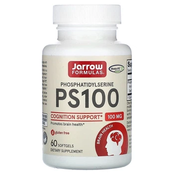 Фосфатидилсерин Jarrow Formulas (Phosphatidylserine) 100 мг 60 капсул JRW16006