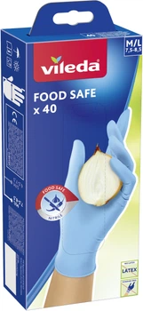 Перчатки Vileda Food Safe Размер M/L 40 шт (4023103235366)