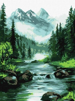 Картина за номерами Таємниче джерело ©art_selena_ua 30x40 KHO6371 Ідейка