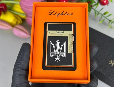 Газовая зажигалка с индивидуальной гравировкой на подарок мужчине 33784B-13 (21)