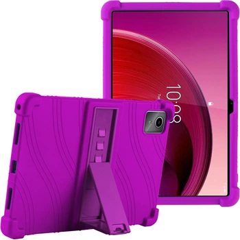 Чехол Lenovo Idea Tab 11" TB336FU, TB336ZU / Tab K11 2nd Gen / Xiaoxin Pad 2025 силиконовый с подставкой Фиолетовый