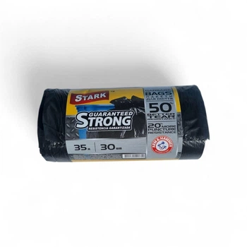 Пакети для сміття ТМ STARK 35*30 чорні