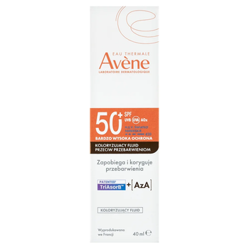 Avene Fluide Teinté Anti-Pigmentation SPF 50+ — тонирующий флюид против пигментации, 40 мл