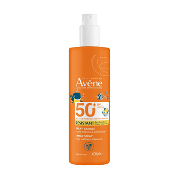 Avene Spray Famille SPF 50+ - Семейный солнцезащитный спрей для лица и тела, 400 мл