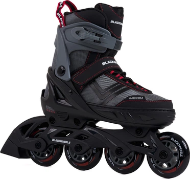 Роликовые коньки Blackwheels Playful для мальчика 32-35 Черные с серым - Уценка