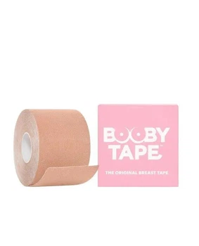 Кинезио Тейп BOOB Tape для Тейпирования Грудь 5 см х 5 м Телесный