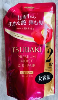 Увлажняющий шампунь TSUBAKI Premium M&R рефил 600 мл