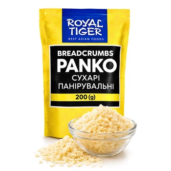 Сухарі панірувальні Panko 200 г Royal Tiger