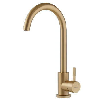 Смеситель для кухни Mixxus SUS-011 Brushed Gold SUS304 матовое золото MI8435