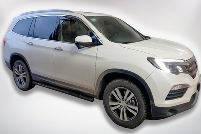 Боковые трубы Black (2 шт., нержавейка) для Honda Pilot 2015-2022 гг