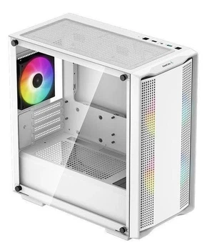 Корпус Deepcool CC360 WH ARGB Без БП Mini-ITX/Micro-ATX білий, 2×3.5,2+1*2.5″; 418×215×431мм (L×W×H) (CC360 WH ARGB)