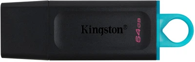 Flash Drives Kingston DataTraveler Exodia 64GB USB 3.2 (DTX/64GB) Чорний/Teal (6622892)
