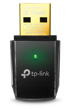 Бездротовий мережевий адаптер TP-Link Archer T2U AC600 Wireless Dual Band USB Adapter (6239711)