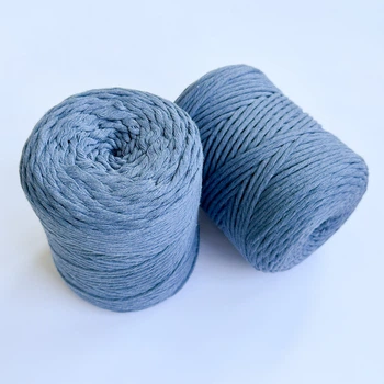Шпагат для макраме YarnArt twisted 4мм 500г джинс (№761)