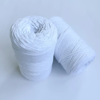 Шпагат для декору YarnArt twisted macrame 3mm 250г білий (№751)