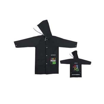 Дощовик дитячий Kite Crazy mode M 130-145 см Чорний (K24-2600M) Kite K24-2600M 1058521