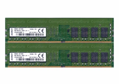 Оперативная память для ПК Kingston DDR4 16GB (2x8GB) 2400MHz UDIMM PC4-2400 (HP24D4U7S8MBP-8)
