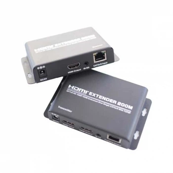 Комплект-передатчик и приемник HDMI-LAN IR до 200 м 1080P по LAN кабелю