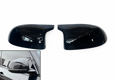 Накладки на дзеркала M-Style BMW X3 F25 X4 F26 X5 F15 X6 F16 2014-2018 чорний глянець ABS