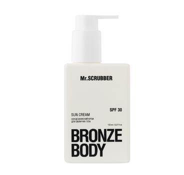 Солнцезащитный крем для лица и тела SPF 30 Bronze Body Mr.SCRUBBER 150мл