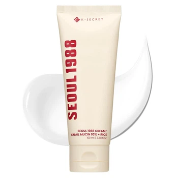 Успокаивающий крем с фильтратом слизи улитки и рисом K-SECRET SEOUL 1988 Cream : Snail Mucin 93% + Rice 100ml