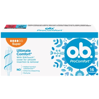 Тампони o.b. ProComfort Super 16 шт. (3574660234329)