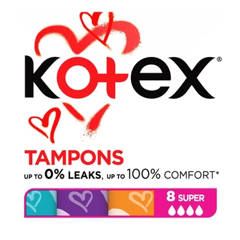 Тампони Kotex Super 8 шт. (5029053534541)