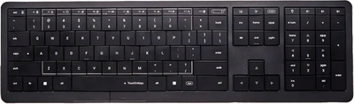 Klawiatura przewodowa Clevetura CLVX 1 Touch-On-Keys AI Wireless Black (CL11RA10NSB0US)