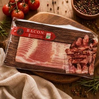 Бекон нарізаний Bacon sliced Alapitva 500 гр.