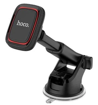 Автомобільний тримач для телефону Hoco CA42 на панель/лобове скло Black