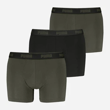 Набор трусов боксеров мужских хлопковых Puma 94713002 L 3 шт Зеленые (8720245964807)